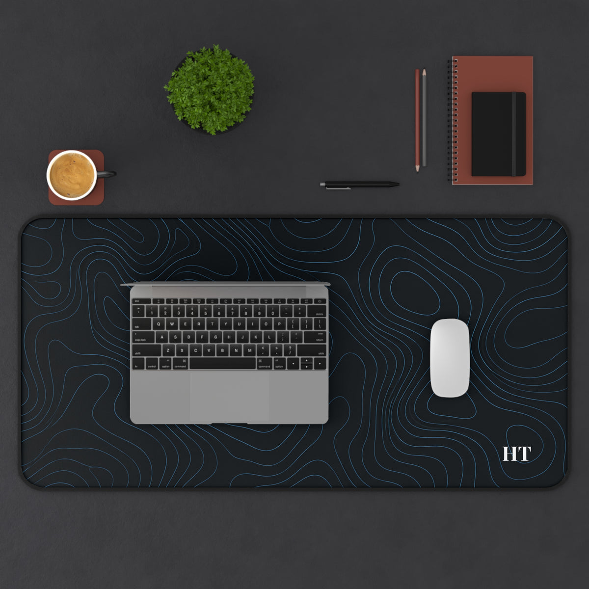 Contour Desk Mat – Midnight