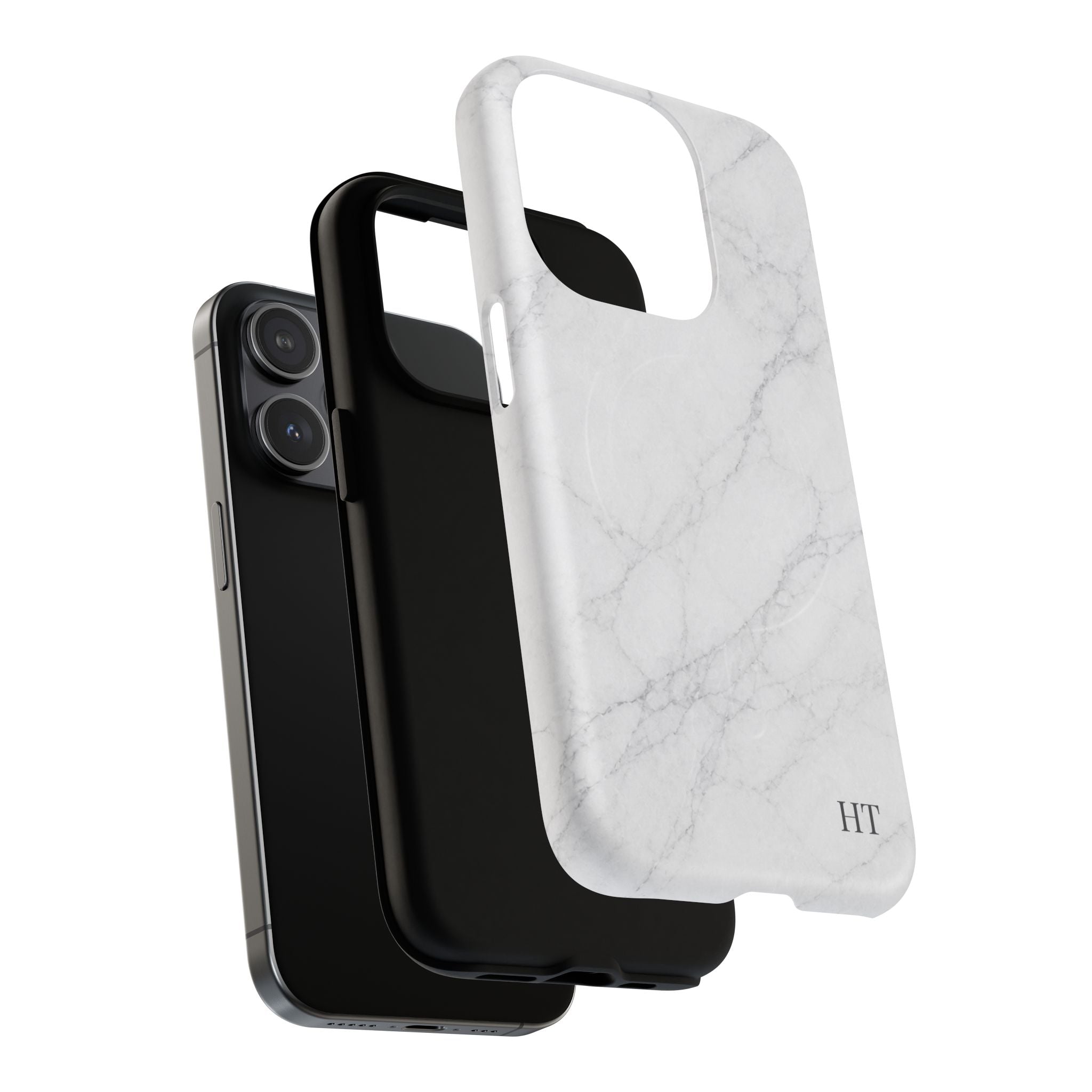 Marble Magnetic Phone Case - Arctic