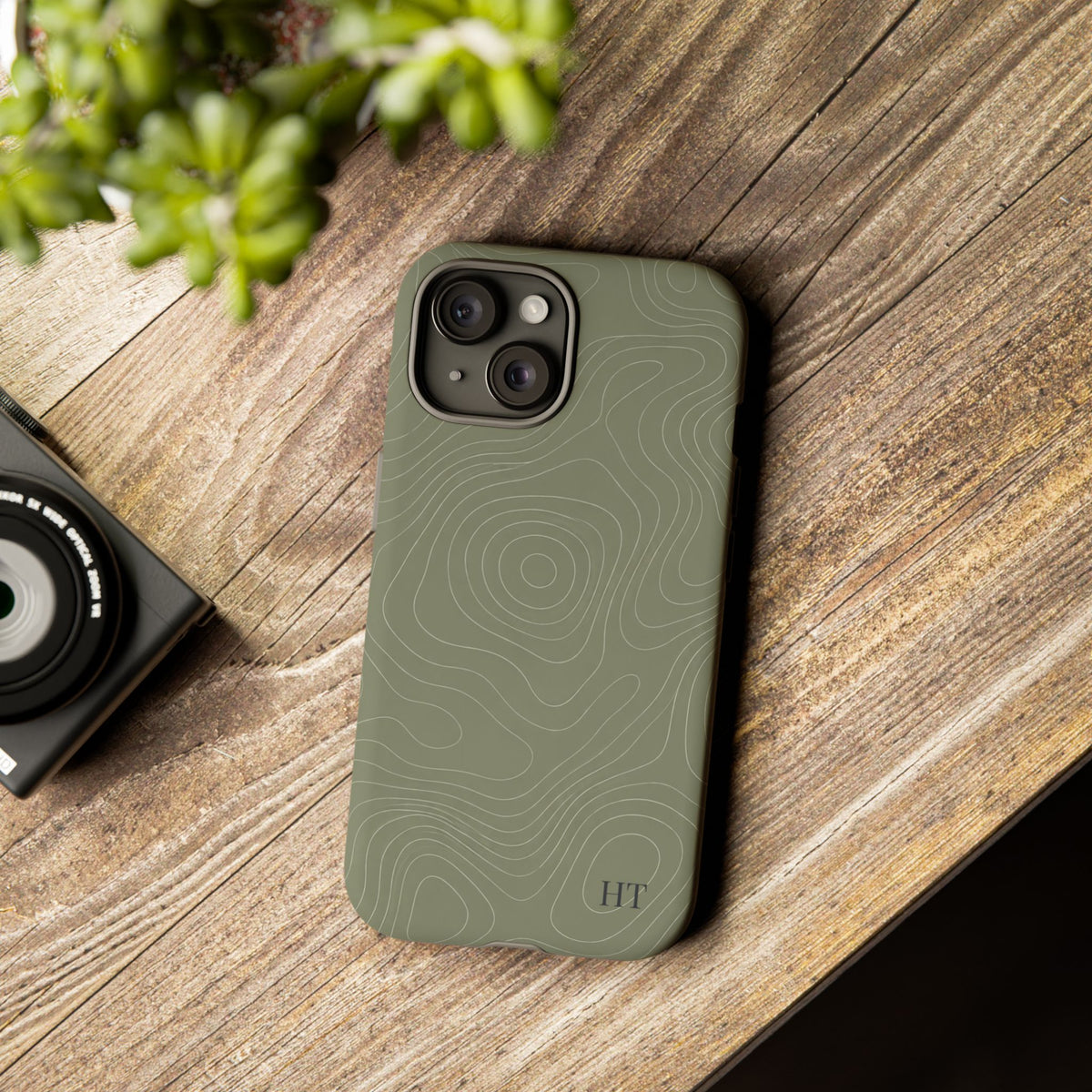 Contour Phone Case – Sage