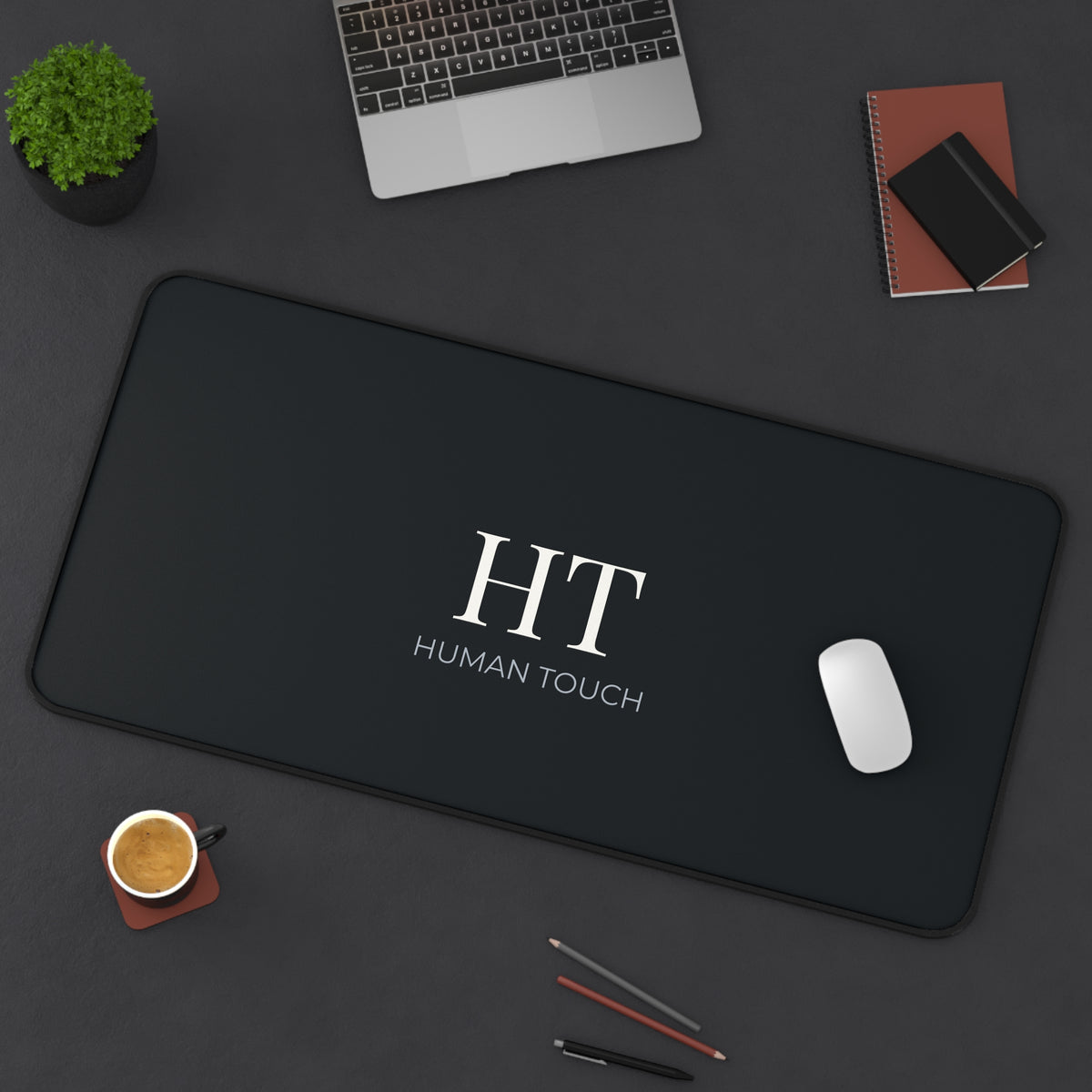 Monogram Desk Mat – Midnight