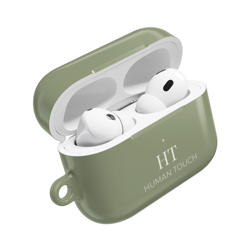 Monogram AirPod Case - Sage