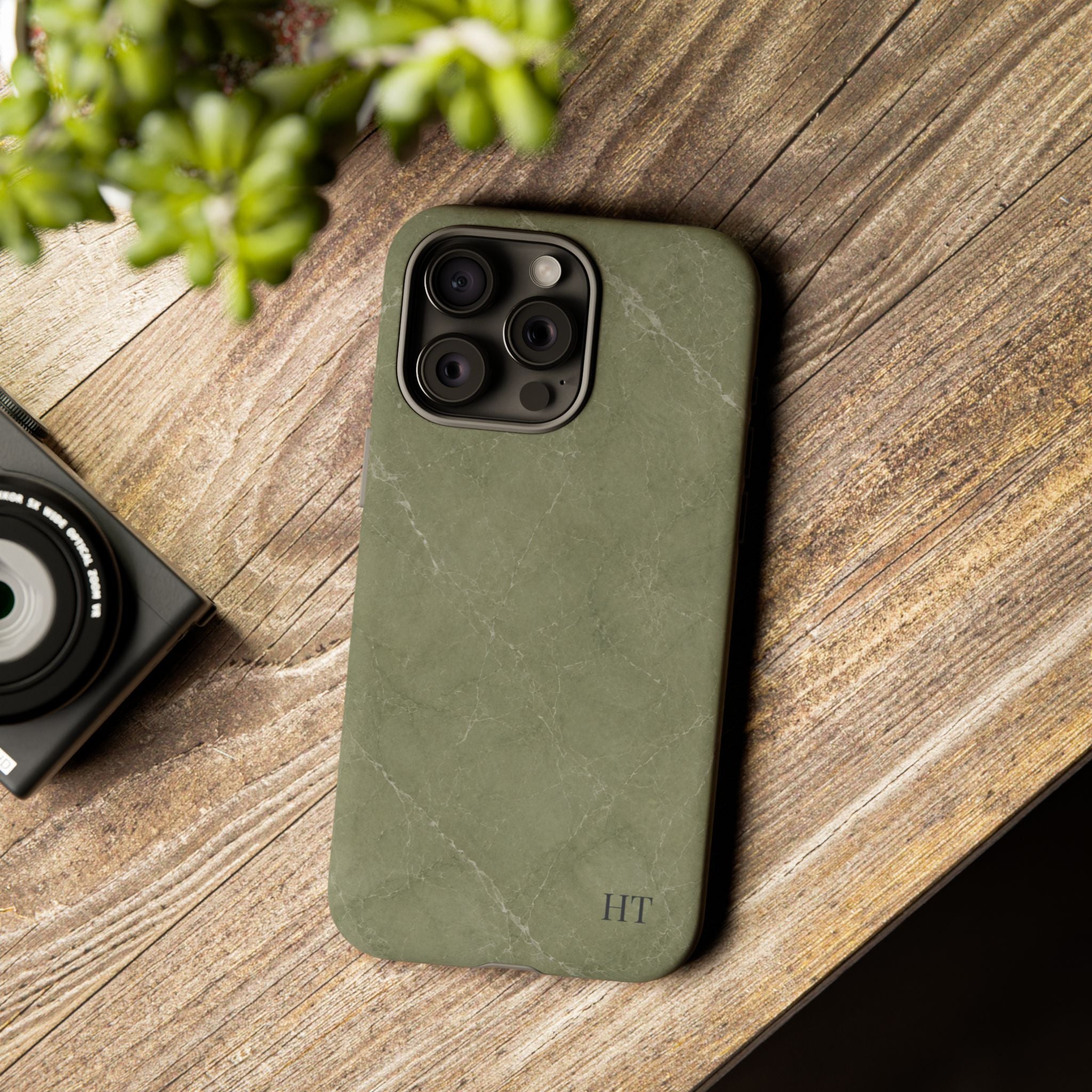 Marble Phone Case – Sage