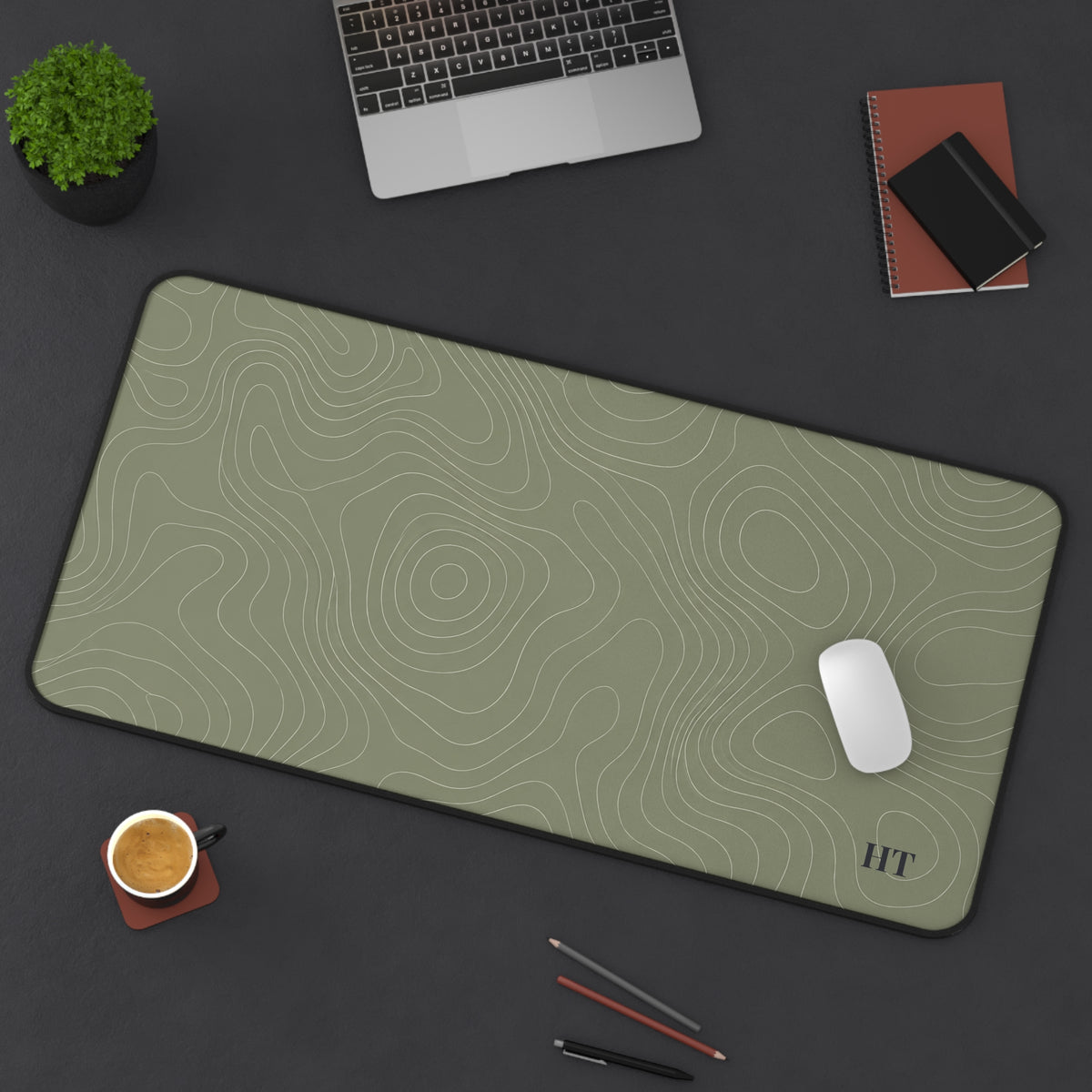 Contour Desk Mat – Sage