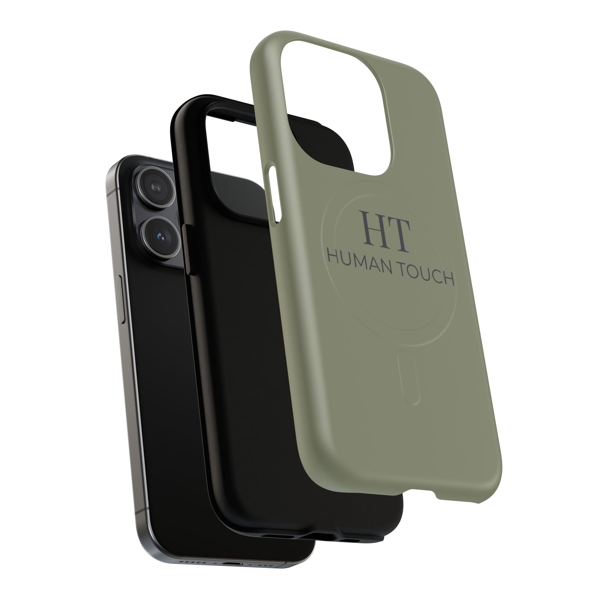 Monogram Magnetic Phone Case - Sage