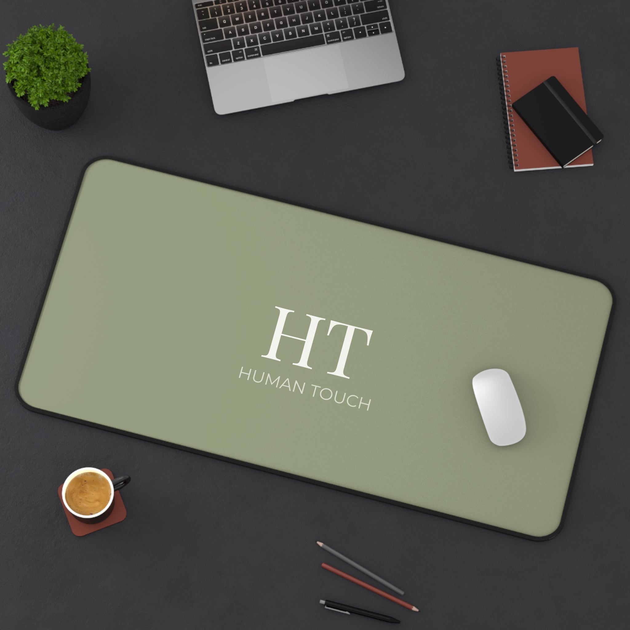 Monogram Desk Mat – Sage