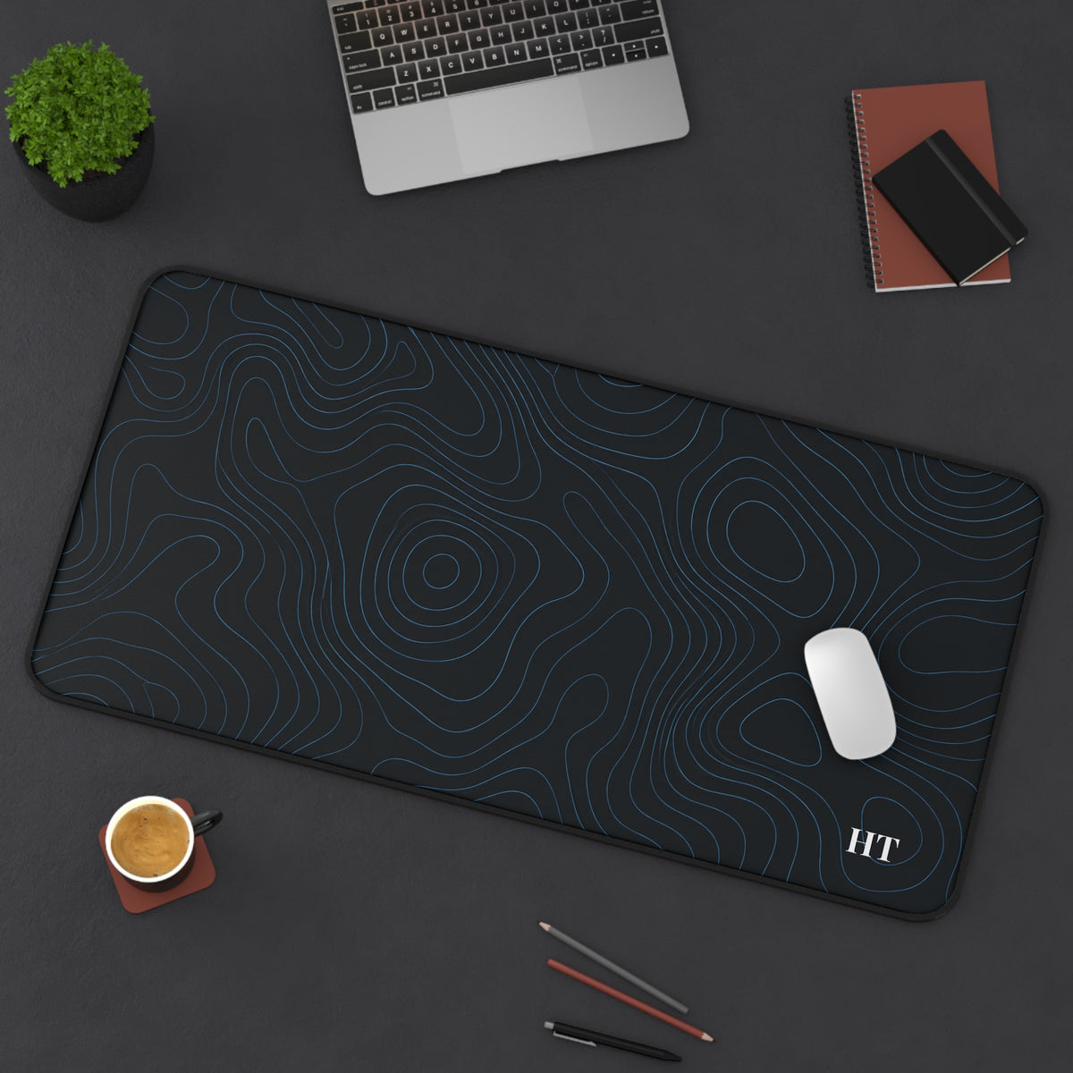 Contour Desk Mat – Midnight