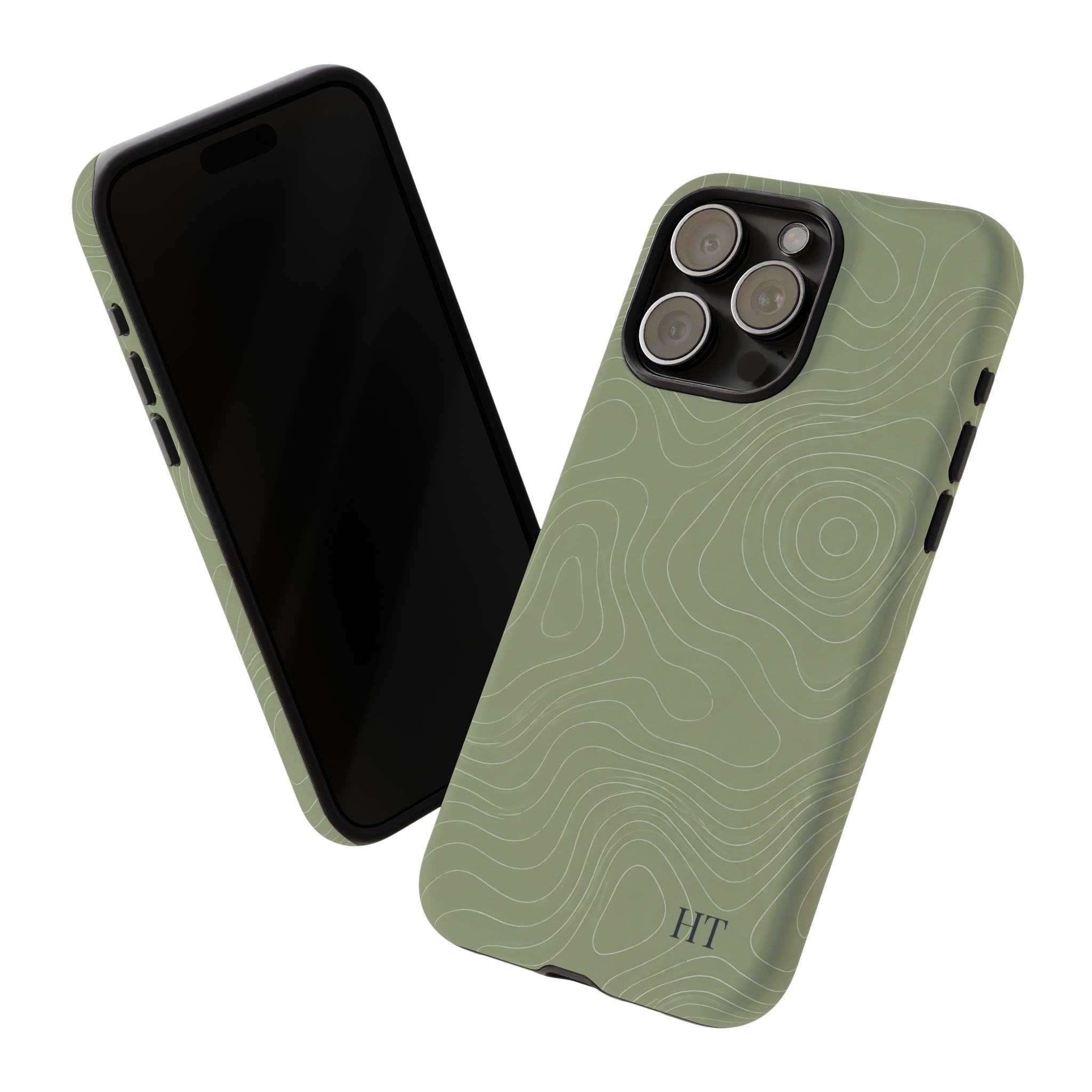 Contour Phone Case – Sage