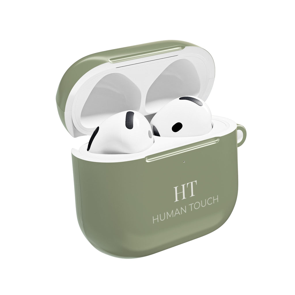 Monogram AirPod Case - Sage