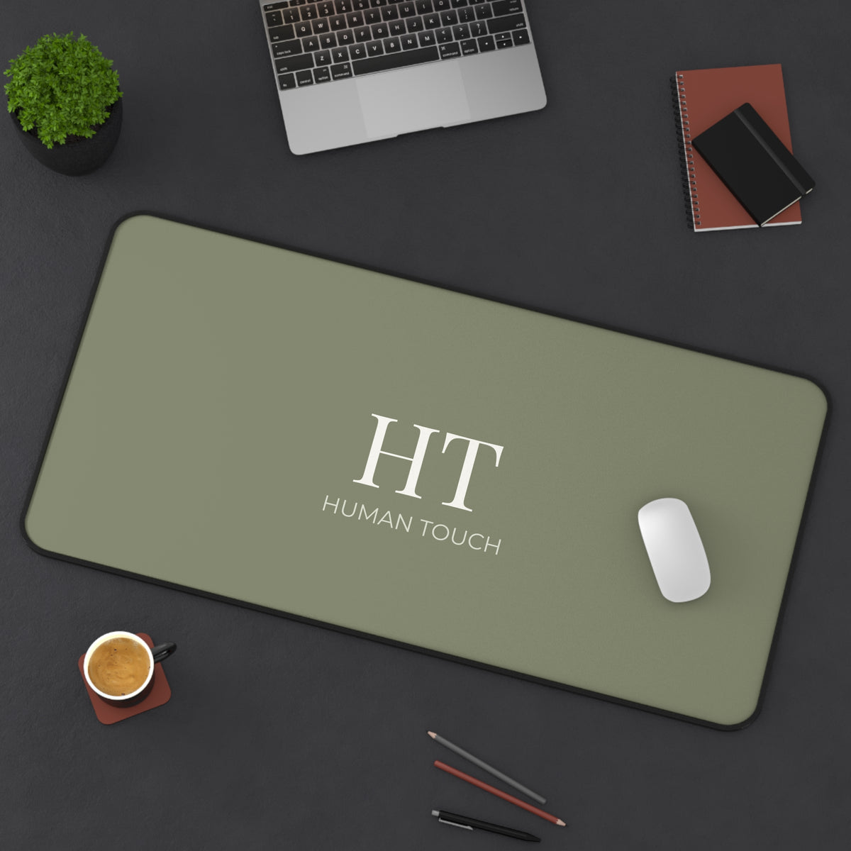 Monogram Desk Mat – Sage