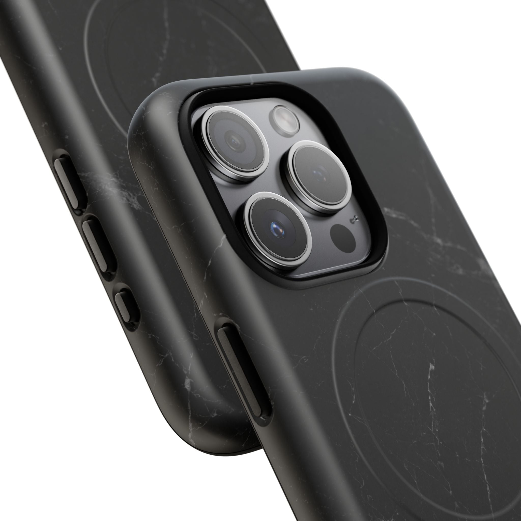 Marble Magnetic Phone Case - Midnight