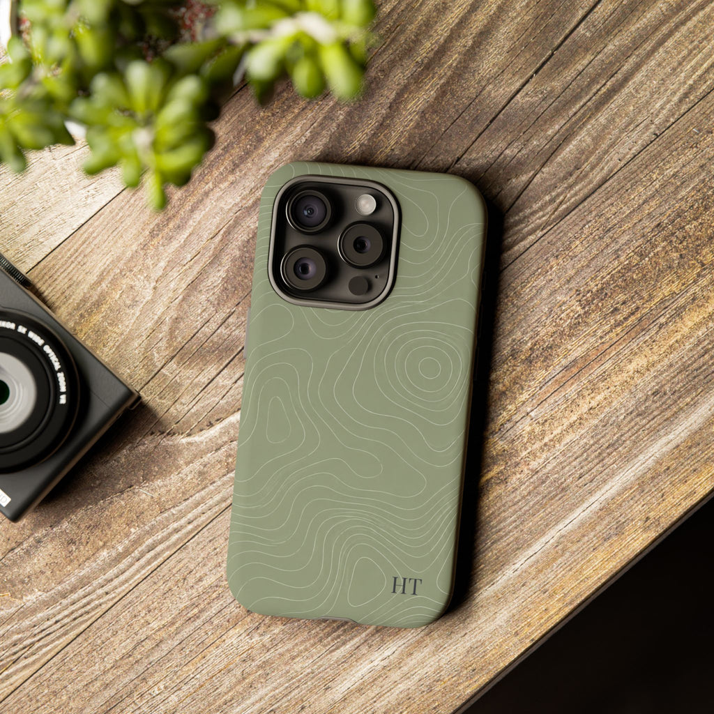 Contour Phone Case – Sage