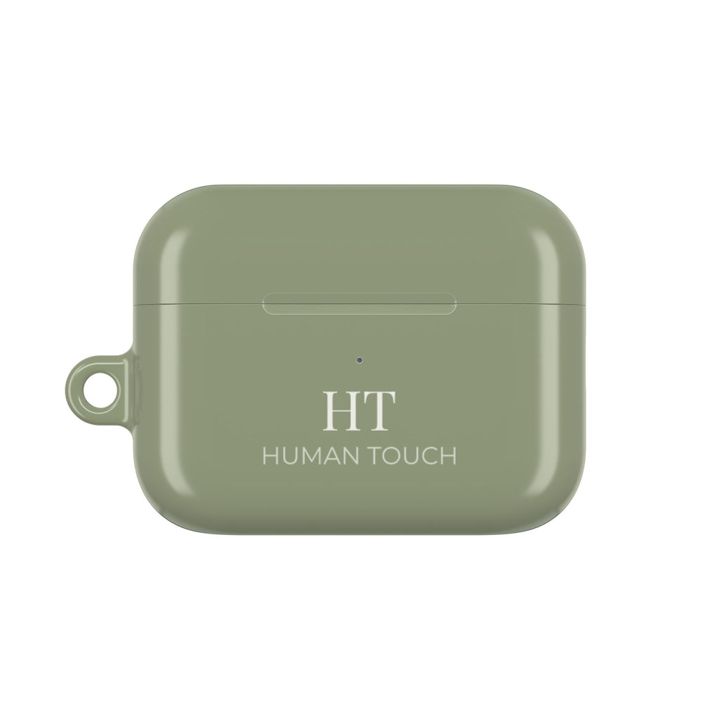 Monogram AirPod Case - Sage
