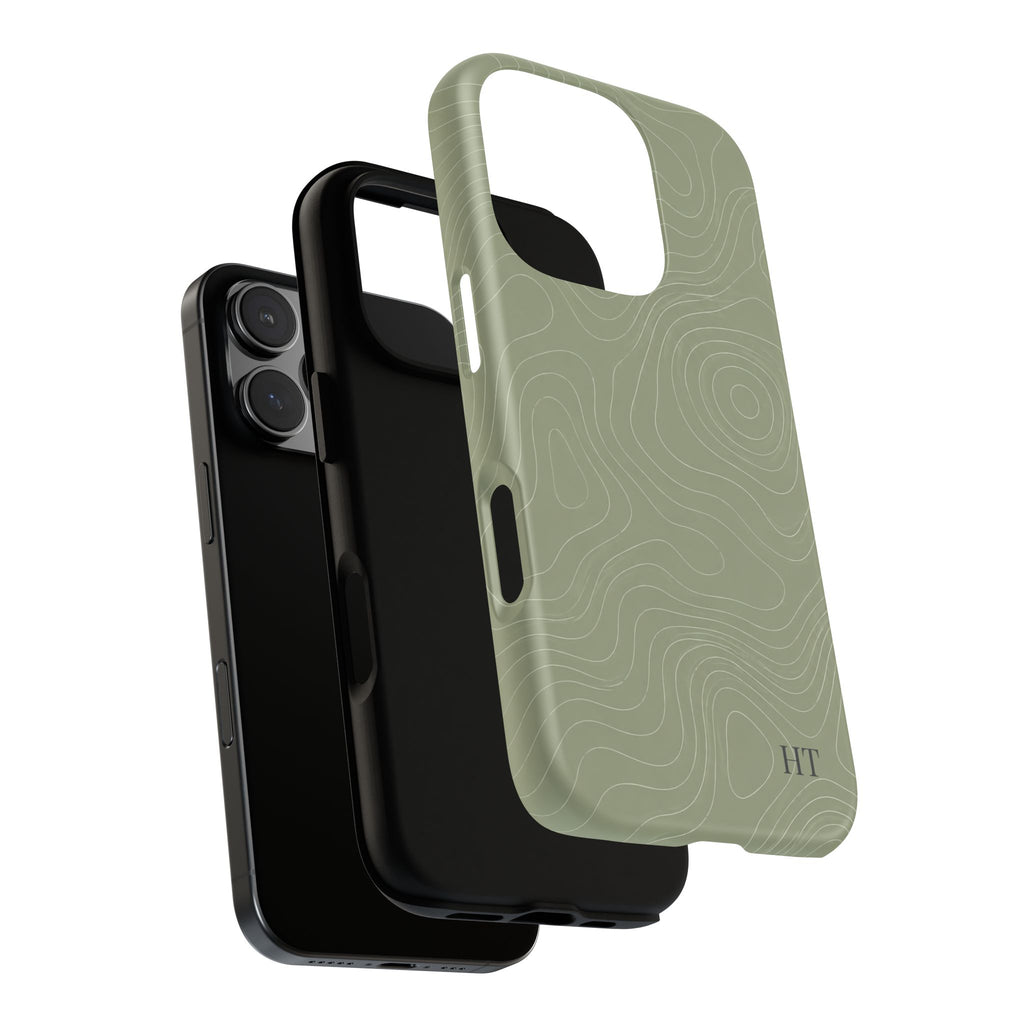 Contour Phone Case – Sage