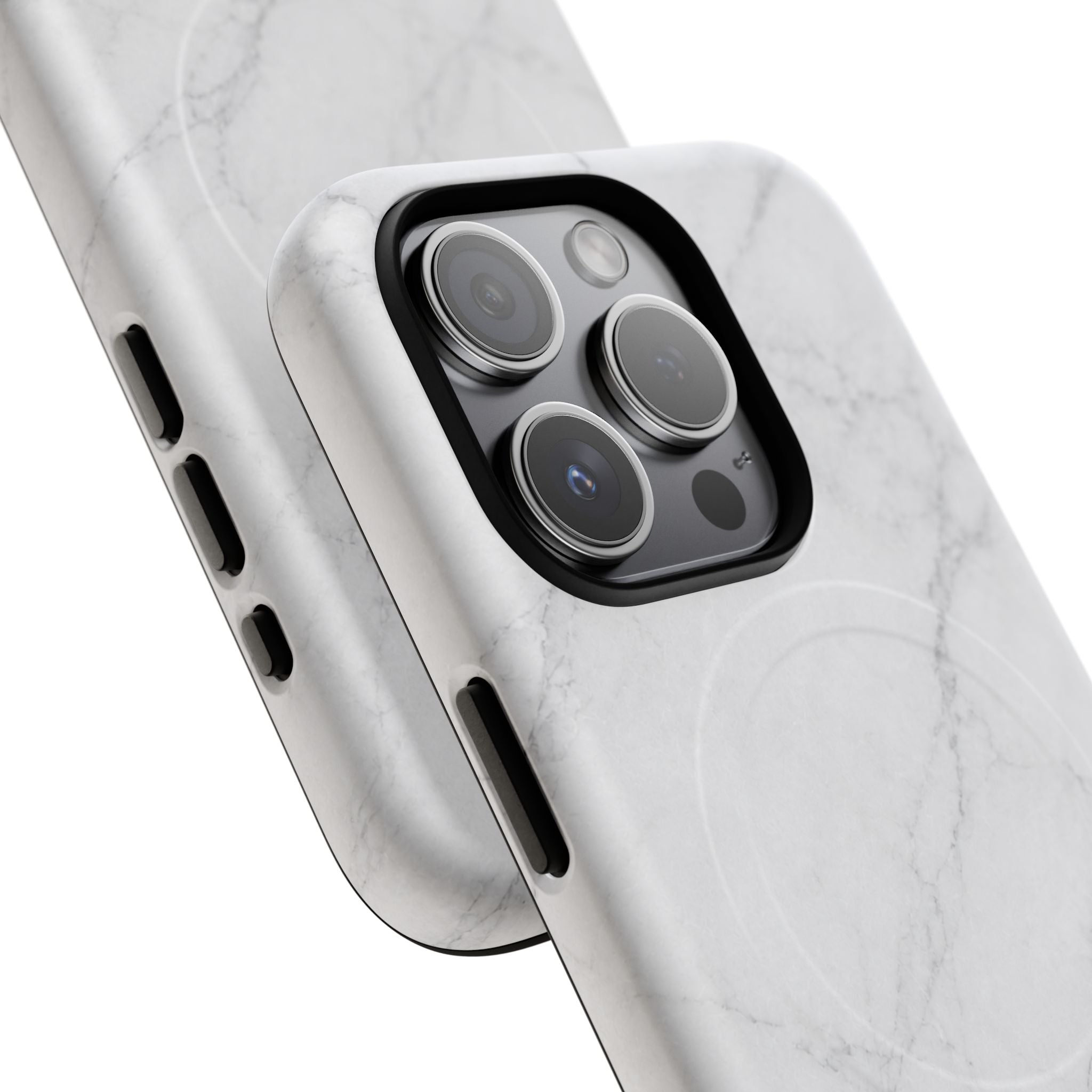 Marble Magnetic Phone Case - Arctic