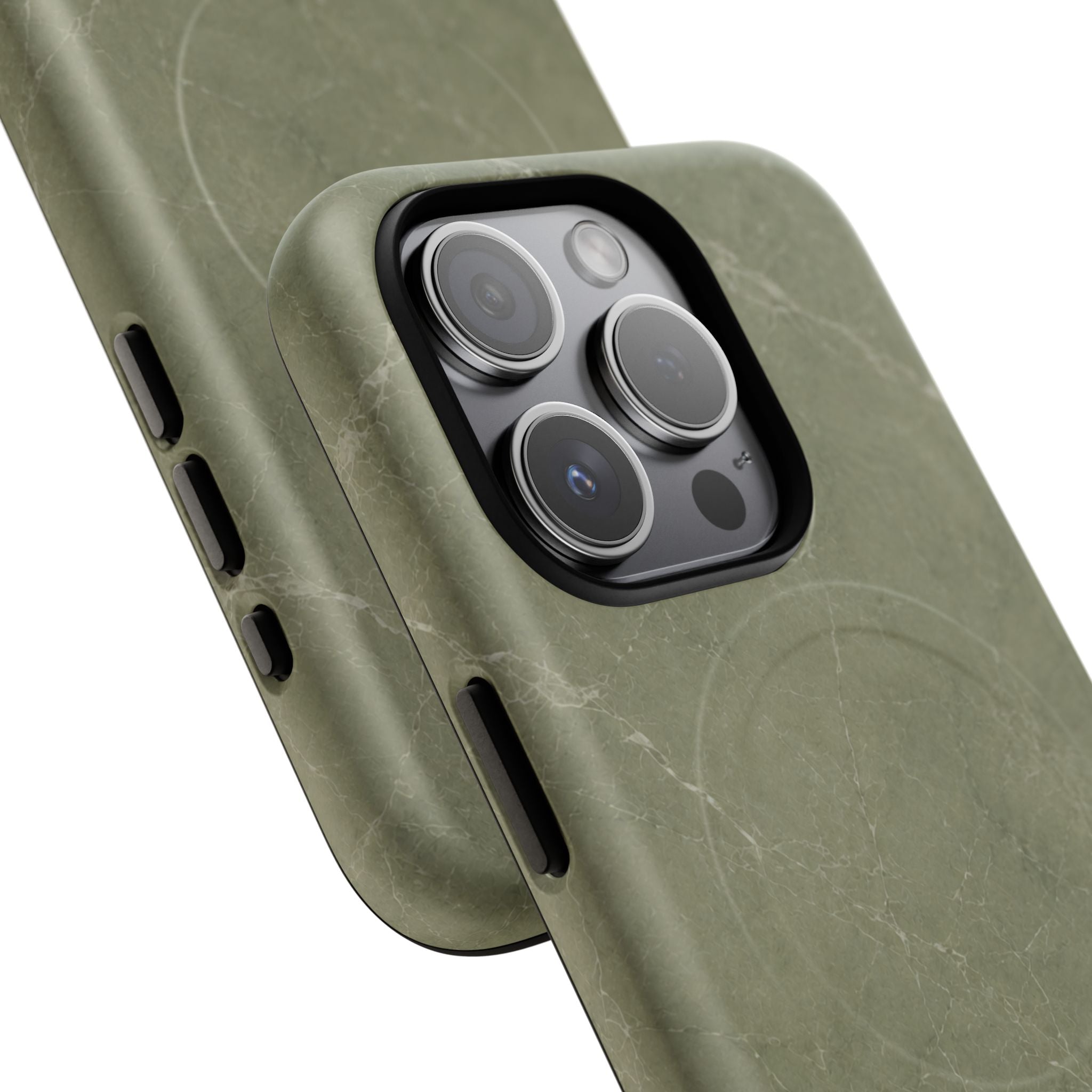 Marble Magnetic Phone Case - Sage