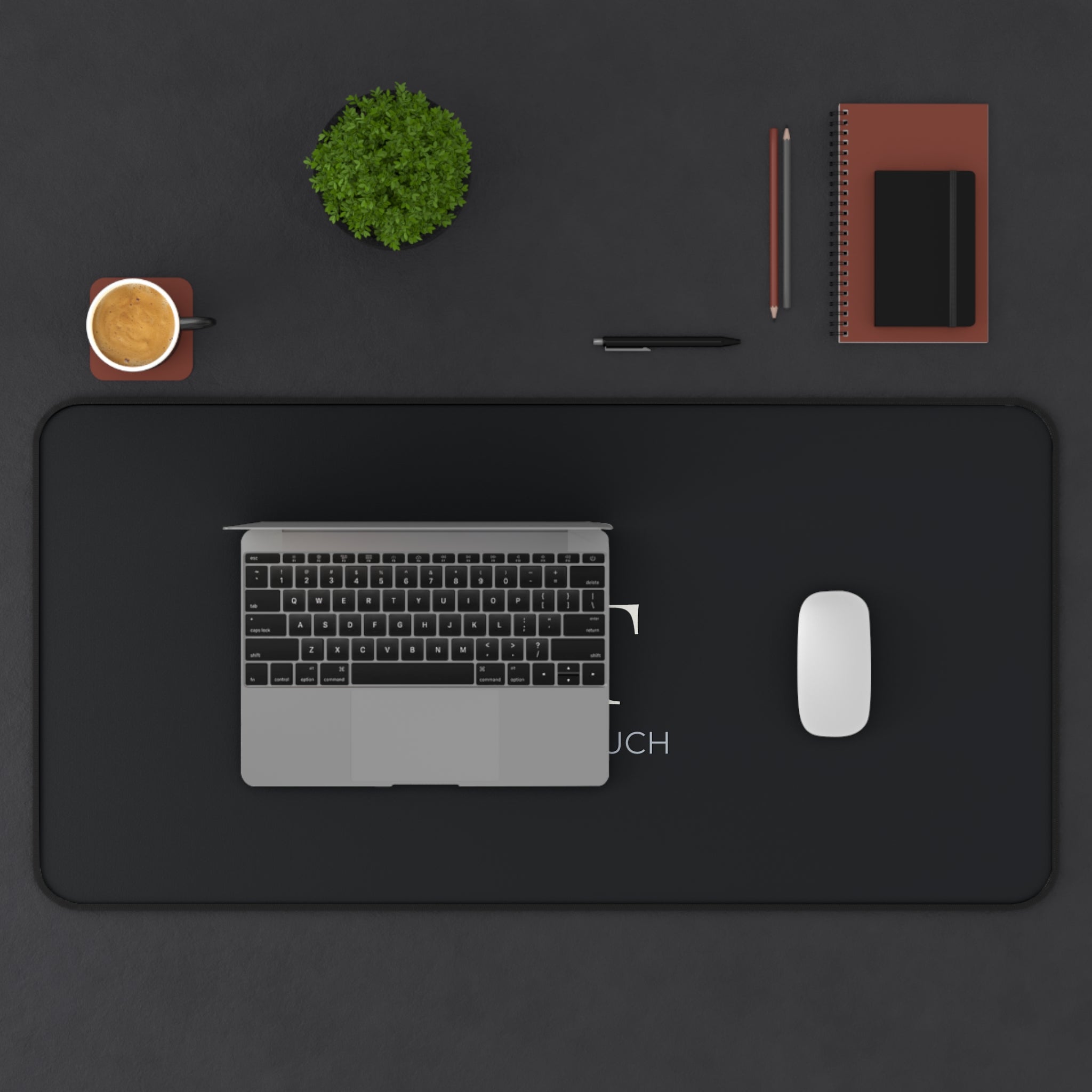 Monogram Desk Mat – Midnight