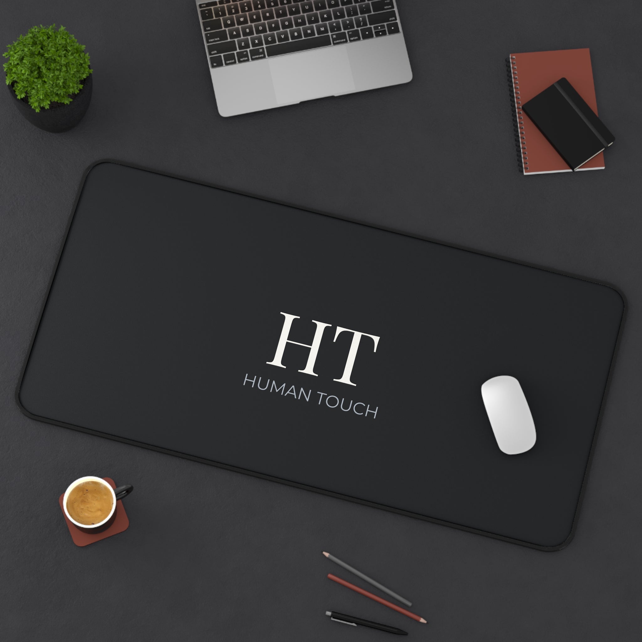 Monogram Desk Mat – Midnight
