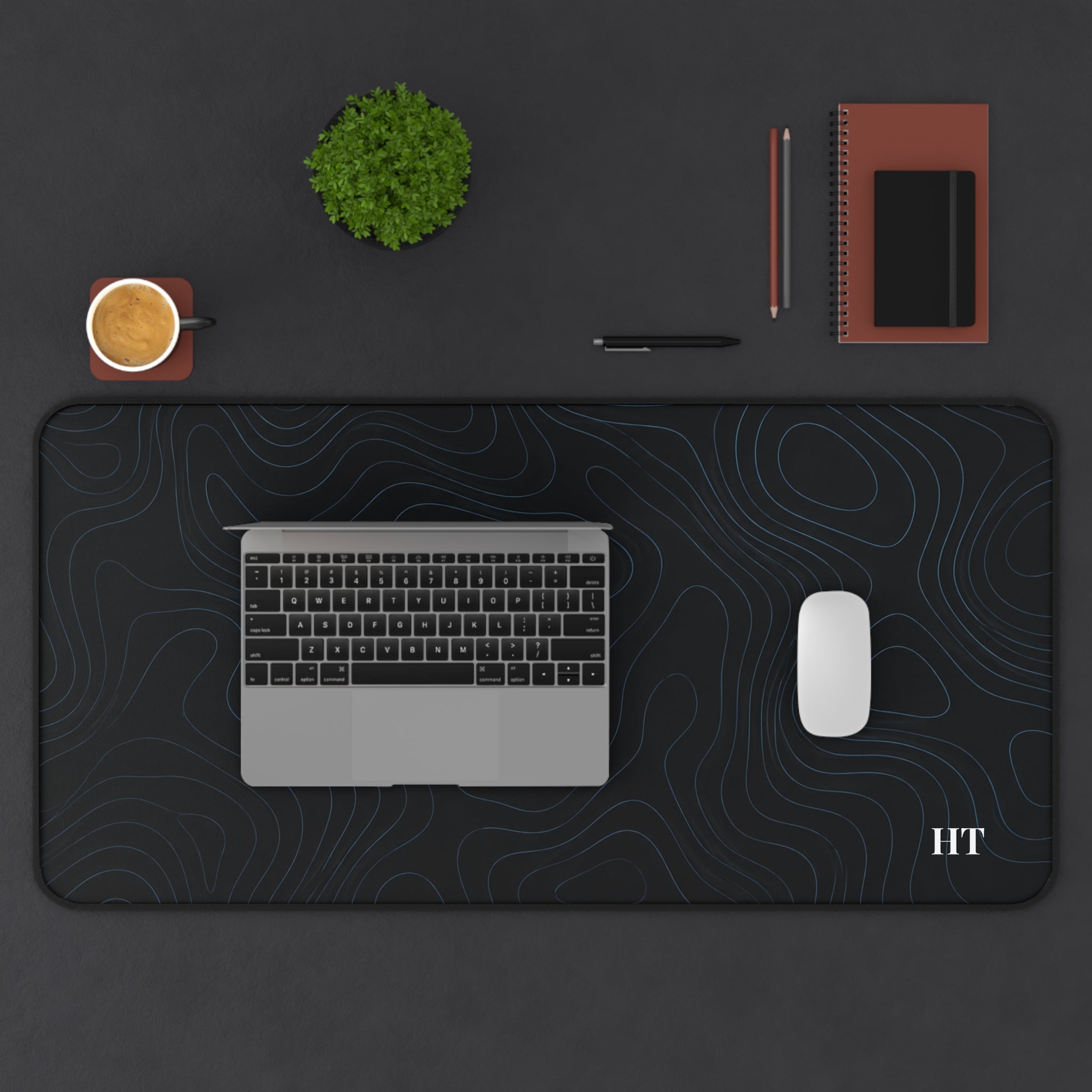Contour Desk Mat – Midnight