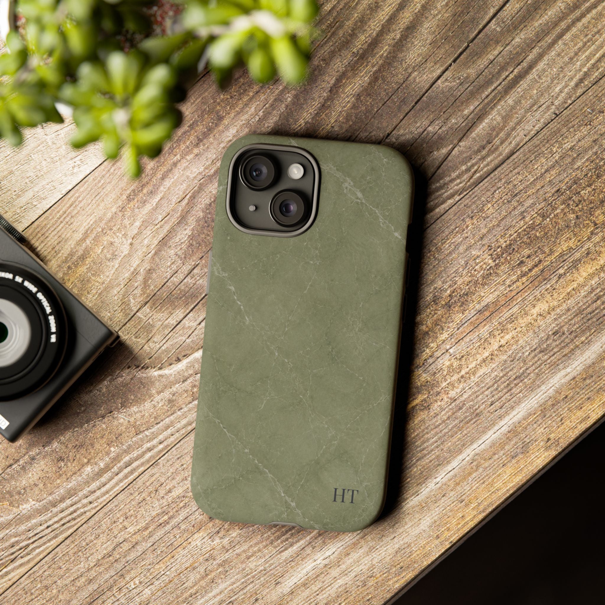 Marble Phone Case – Sage